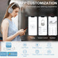 Kyckd Bluetooth Hybrid Active Noise Cancelling Headphones, Built-in Mic, 65H Playtime, App Control, Hi-Res Audio for Airpod Max