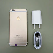 iPhone 6 original de Apple desbloqueado, 4.7 pulgadas, iOS 12, con huella dactilar; no permite usar ID de iCloud ni nuevas aplicaciones.
