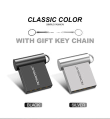 Super Mini Metal PenDrive 4GB 8GB 32GB High Speed USB Flash Drive Cle USB Stick 64GB 128GB Flash Memory Flash USB with Key Chain