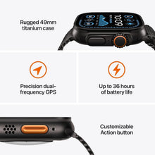 Apple Watch Ultra 3 [GPS + Cellular, 49mm] Black Titanium Case with Black Ocean Band, One Size (Renewed-Like New)