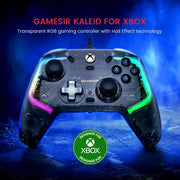 Mando con cable GameSir Kaleid Flux para consolas Xbox Series X, Xbox Series S y Xbox One con joystick de efecto Hall