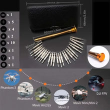 25 in 1 Magnetic Precision Screwdriver Set, Aluminum Alloy Mini Repair Tool Kit for Phone Laptop Camera Watch Electronics