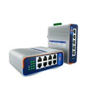 Switch Ethernet industrial PUSR de 5/8 puertos 100/1000Mbps Gigabit RJ45 IP40 6KV Uplink IP no gestionado Plug&Play USR-ISG