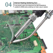 60W Automatic Soldering Iron Handheld Internal Heating Soldering Gun Smart Solder Wire Feed Welding Station Kit with Iron Stand 110V 220V Temperature Control for Electronic Circuit Board PCB Repair Tools