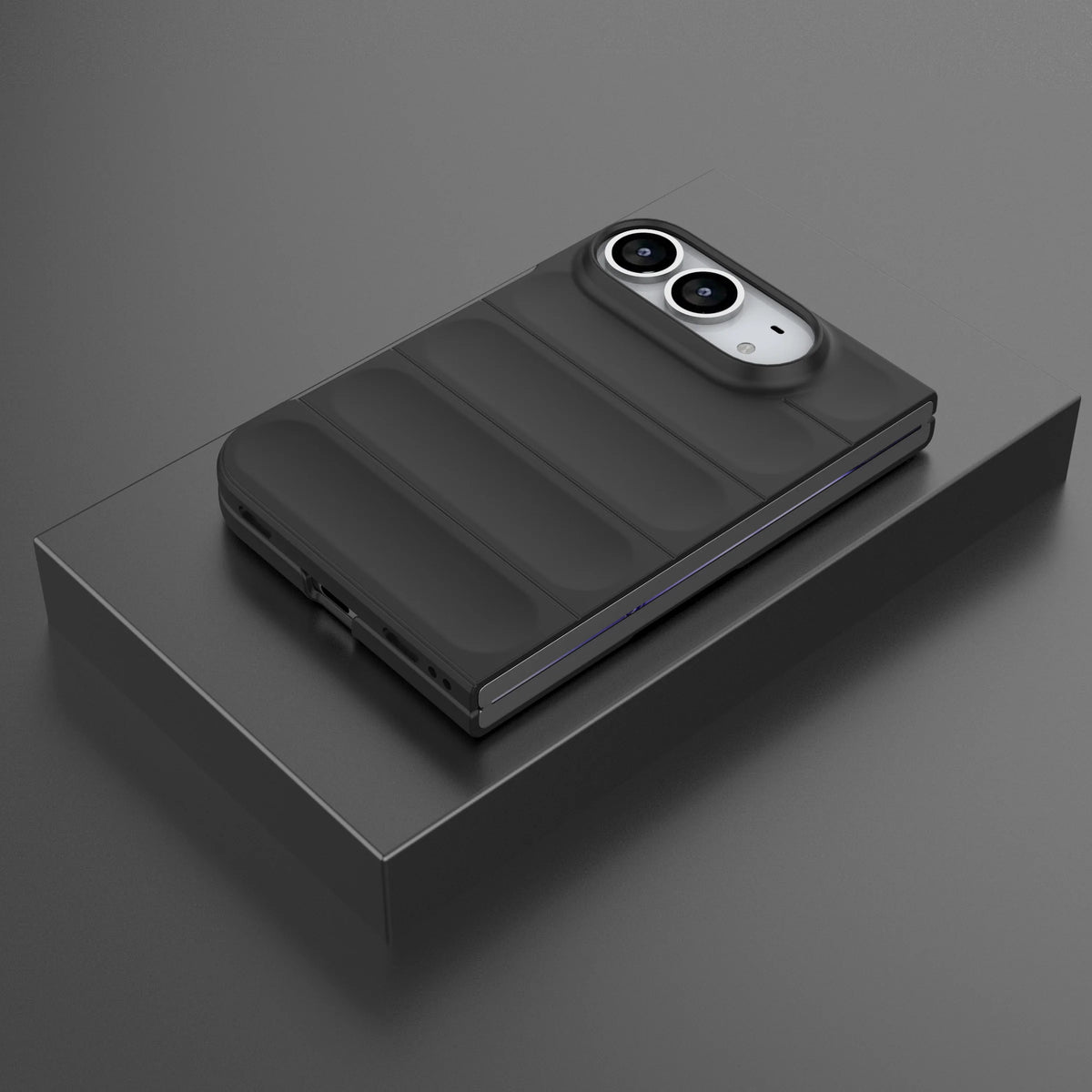Plain Anti-Fingerprint Folding Case for Iphone Duo 18 Fold 18dold Hard Cell Phone Accessories Protective Cover