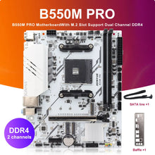 JGINYUE B550M PRO AM4 Motherboard, Support AMD Ryzen 4000 5000 CPU, Dual Channel DDR4 64GB Max XMP, 2 NVME M.2 + 4 SATA3.0, HDMI Dual DP, PCIe X16, USB 3.2/2.0 MATX Desktop Mainboard