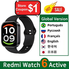 Global Version Xiaomi Redmi Watch 6 Active Smartwatch 1.85''AMOLED Screen 18 Days Battery Life Bluetooth Calling AOD Support