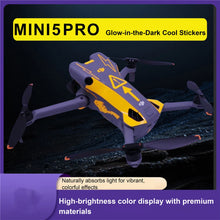 Glowing Decorative Sticker Kit for DJI Mini 5 Pro Waterproof Anti-Scratch Skin Decal for Drone & Controller DIY Accessories