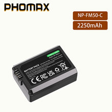 PHOMAX 2250mAh NP-FW50 NPFW50 Battery Type-C Direct Charge for Sony A6400 A6000 ZVE10 A6300 A 7 M2 A7R2 A6100 A5100 NEX-7 NEX-F3