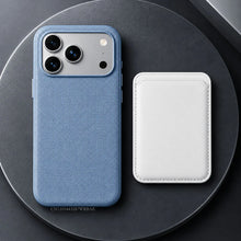 For MagSafe 2-In-1 Textured Phone Case For iPhone 18 17 16 15 14 13 12 Pro Max Air With Magnetic Card Holder Wallet Bumper Cover