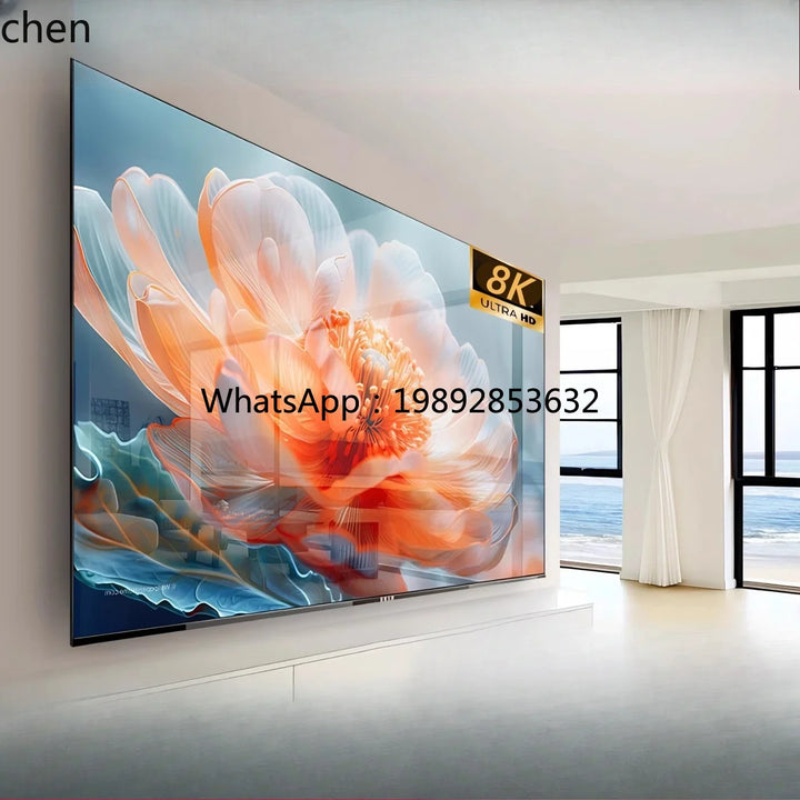 Televisor LCD 8K Ultra HD para el hogar de 100 pulgadas, 50/55/65/75/85, red inteligente, pantalla grande de 300 pulgadas