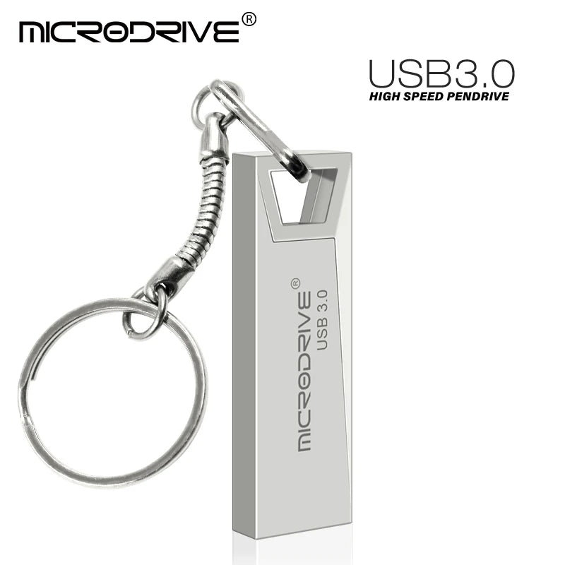 Mini Metal USB3.0 Flash Drive Pen Drive 16GB 32GB 64GB 128GB USB 3.0 Flash Stick Pendrive Cle USB