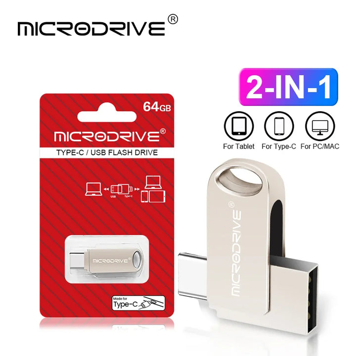 64GB Ultra Dual Drive Go USB Type-C Flash Drive Thumb Drive 128GB 32G 16GB Pen Drives Jump Drive for Data Storage, File Sharing.