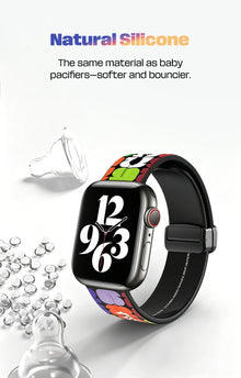 Apple Watch Band FIFA 2026 Official Licensed Magnetic Buckle Soft Silicone Sport Strap, World Cup Commemorative Edition F26W01