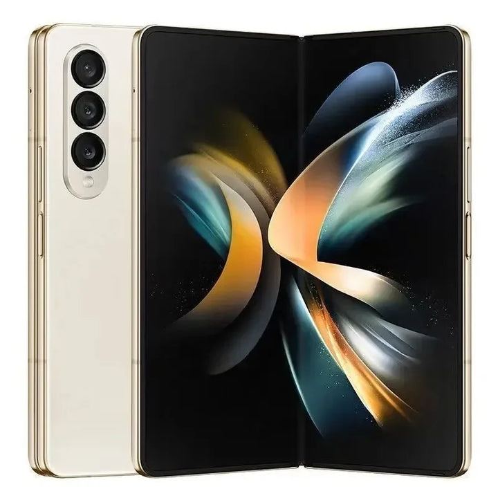 Network Unlock Foldable Smartphone Samsung Galaxy Z Fold 4 5G 12GB RAM 256 ROM Supports NFC Refurbished Smartphone