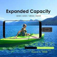 USB Flash Drives 4 in 1 Type C Compatible IPhone/iOS/Apple/iPad/Android & PC 256GB Lightning OTG Jump Drive 3.0 USB Memory Stick