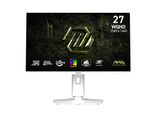 MSI 27" QHD 2K 1440P 320Hz IPS with FreeSync (Adaptive Sync) HDR400 Ai Vision with Height Adjustable, Pivot, Swivel & Tilt stand white color Gaming Computer Monitor MAG 274QRFW X32