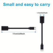 Adaptador USB C OTG, conversor de USB tipo C macho a USB 3.0 hembra, adaptador de USB a tipo C con funcionalidad para teléfonos inteligentes y tabletas