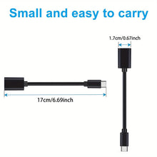 USB C OTG Adapter, Type C Male to USB3.0 Female Converter USB to Type C Adapter with Functionality for Smartphones and Tablets