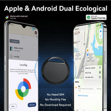 Dual System Smart Tracker for Google/Apple Find My Smart Activity Trackers+Silicone Case Android/IOS Find My Bluetooth Device