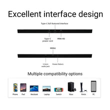 ZSUS  16" 2K Portable Monitor 100%sRGB 1600P IPS Screen Travel Gaming Computer Display for Steam Deck Laptop Switch PS4 PS5 Xbox