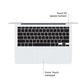 2020 MacBook Air Intel i3 i5 i7 13Inch 4-core CPU Touch ID WIFI 256G/512G/1T/2TB SSD 8G/16G RAM Notebooks Laptop.