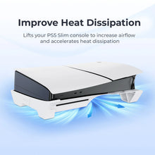 Horizontal Stand Compatible with PS5 Pro/PS5 Slim Console, Base Stand Accessories for PlayStation 5 Slim/Pro Disc & Digital Edition(Not for PlayStation 5 2020)