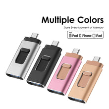 4 in 1 USB Flash Drive 64GB High Speed Micro USB Stick OTG Type-C Pen Drive 32GB 128gb 256gb Memory Stick for iphone Samsung