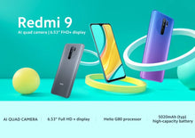 Original Xiaomi Redmi 9 4GB 64GB /128GB Smartphone 5020 mAh MediaTek Helio G80 6.53'' 13.0MP 8.0MP 2340x1080 4G Smartphone