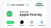 4/3/2/1 Pack Beyond Bluetooth Range Tracking Locator Anti-Lose Tracker for Apple Find My Voice Find Luggage Key For iOS iPhone
