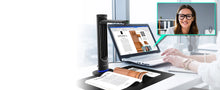 VIISAN K48 48MP Book Scanner，600DPI AI Document Camera with OCR, Auto Page Smoothing, Laser Positioning, Windows/Mac