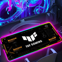 LED Lighting RGB Mouse Pad E-sports Game Keyboard Pad Table Mats Tuf-Gaming Laptop Accessories Mousepad Gamer Deskmat Anime Pc