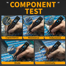 FNIRSI LCR-ST1 Smart Tweezer LCR SMD ESR Mini Tester Resistance Capacitance Inductance Continuity Diode Test Measurement Tools