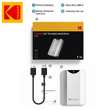 Kodak Portable Hard Drive P232 1TB 2TB USB 3.2 PHDD Up to 100M/s 2.5" External HDD Perfect for PS4 PS5 Xbox Mac PC