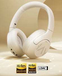 HAYLOU S30 Wireless Bluetooth 5.4 Headphones With Mic Noise Cancelling Headsets Hi-Res Audio 43dB Active 40mm Driver Earphones