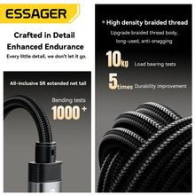 Adaptador de audio Essager de Lightning a jack de 3.5 mm, cable auxiliar para auriculares, adaptador de USB tipo C a 3.5 mm, OTG tipo C para iPhone, Xiaomi, OnePlus