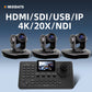 Video Conference Camera Kit 4K PTZ Camera 20X Zoom NDI SDI HDMI IP USB Church live broadcast NDI PTZ camera Controller 1-8pcs