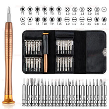 25 in 1 Precision Screwdriver Set Multifunctional Torx Screw Driver Bits Repair Tool Kit for iPhone Cell Phone Tablet PC Laptop Watch Eyeglass Electronic Device DIY Fixing Hardware Hand Tools