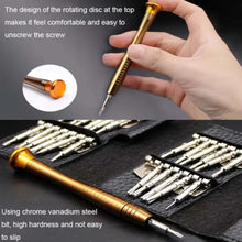 25 in 1 Magnetic Precision Screwdriver Set, Aluminum Alloy Mini Repair Tool Kit for Phone Laptop Camera Watch Electronics