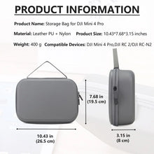 Storage Bag for DJI Mini 4 Pro -Mini 4 Pro Drone Case Hard Shell Travel Carrying case Compatible with DJI Mini 4 Pro Accessories
