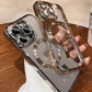 Desert Gold Case for iPhone 17 Air 16 15 14 13 12 11 Pro Max Plus, Clear Magnetic Lens Protection Soft Case