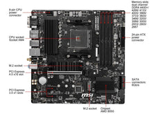 MSI PRO B550M PRO-VDH WIFI AM4 Micro ATX Motherboard, AMD Ryzen 5 5500 6-Core 3.6GHz CPU, KingSpec XG 7000 1TB M.2 PCIe Gen 4.0 NVME SSD, 7400MB/s read, 6600MB/s write, for PS5/PC/Laptop