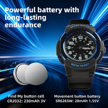 Kids Anti-Lost Watch with Apple Find My Android Find Hub Bluetooth Tracker Quartz Watch IP68 Waterproof No Subscription