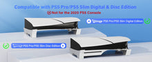 Horizontal Stand Compatible with PS5 Pro/PS5 Slim Console, Base Stand Accessories for PlayStation 5 Slim/Pro Disc & Digital Edition(Not for PlayStation 5 2020)