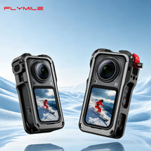 Flymile Metal Protective Frame For Insta360 X6 Camera Cage with Silicone Lens Cover Camera Accessories