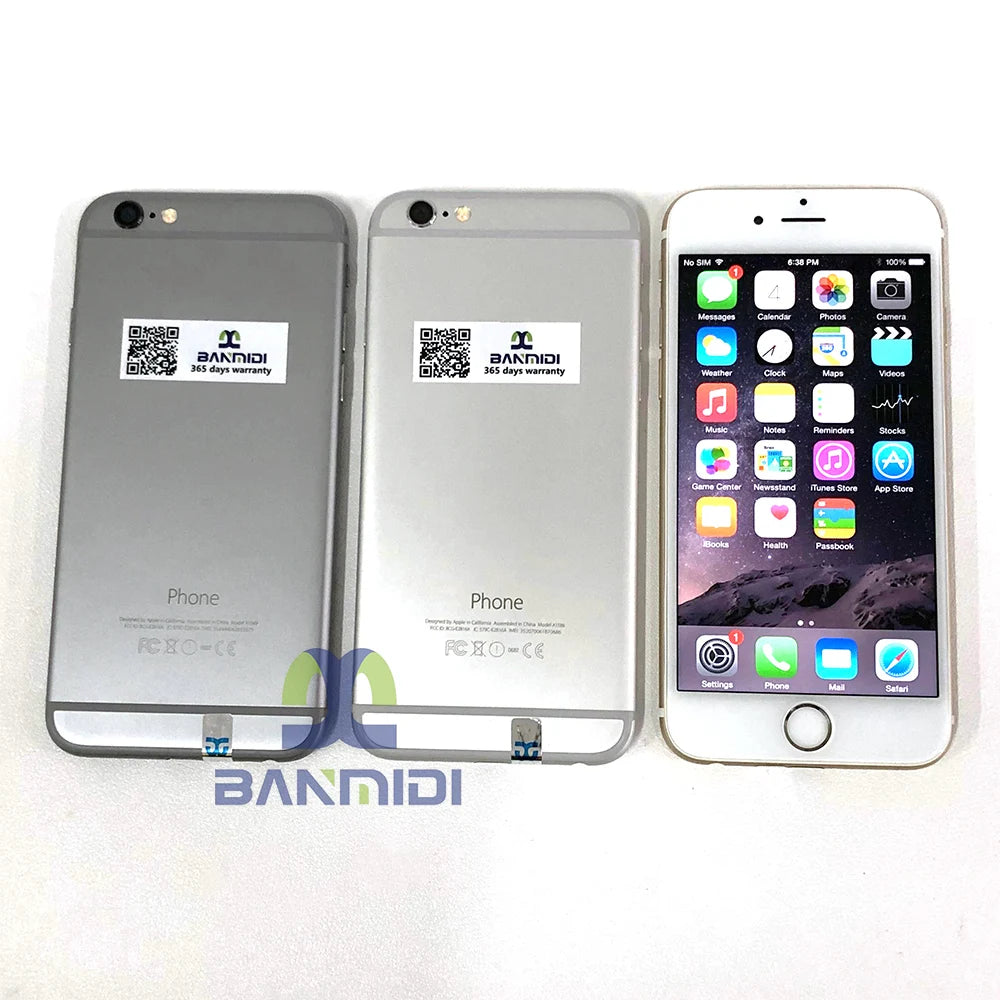 Original Apple iPhone 6 Unlocked Dual Core 4.7 inch IOS 16/64/128GB ROM 1.4GHz 8MP 3G 4G LTE Used Fingerprint Mobile Cell Phone