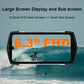 Unihertz Tick Tock 5G Rugged Smartphone Android 128GB 48MP Camera Cellphone 6000mAh Phone with Dual-Screen IP 68 Waterproof