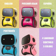 Juguete Robot Inteligente Multilingüe 2026: Regalo educativo interactivo con control por voz y táctil para niños (ruso/inglés/español)