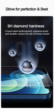 5pcs Tempered Glass for iPhone 17 16 15 14 13 12 Pro Max Screen Protector for iPhone 12Mini 13Mini 14 Plus 14Pro Glass 16Pro Max