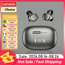 Lenovo RS119 Pro Ear Clip Earbuds Stable Open Ear Wireless Earphones Bluetooth 6.0 Clip On Sports Headphones LED Power Display